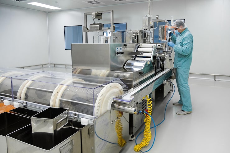 Vinyl pressing plant machinery