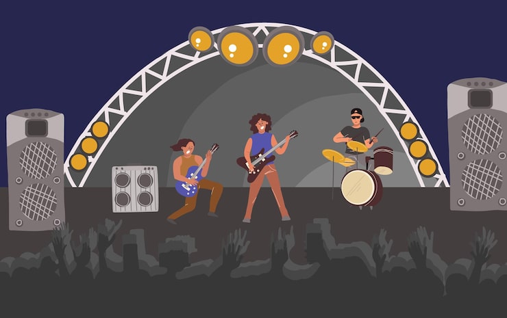 Concert staging